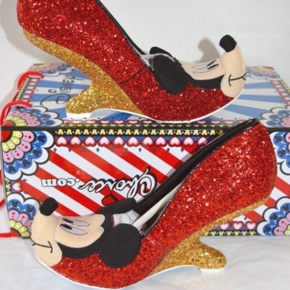 Disney Mickey Mouse Irregular Choice "Oh Boy!" Heels